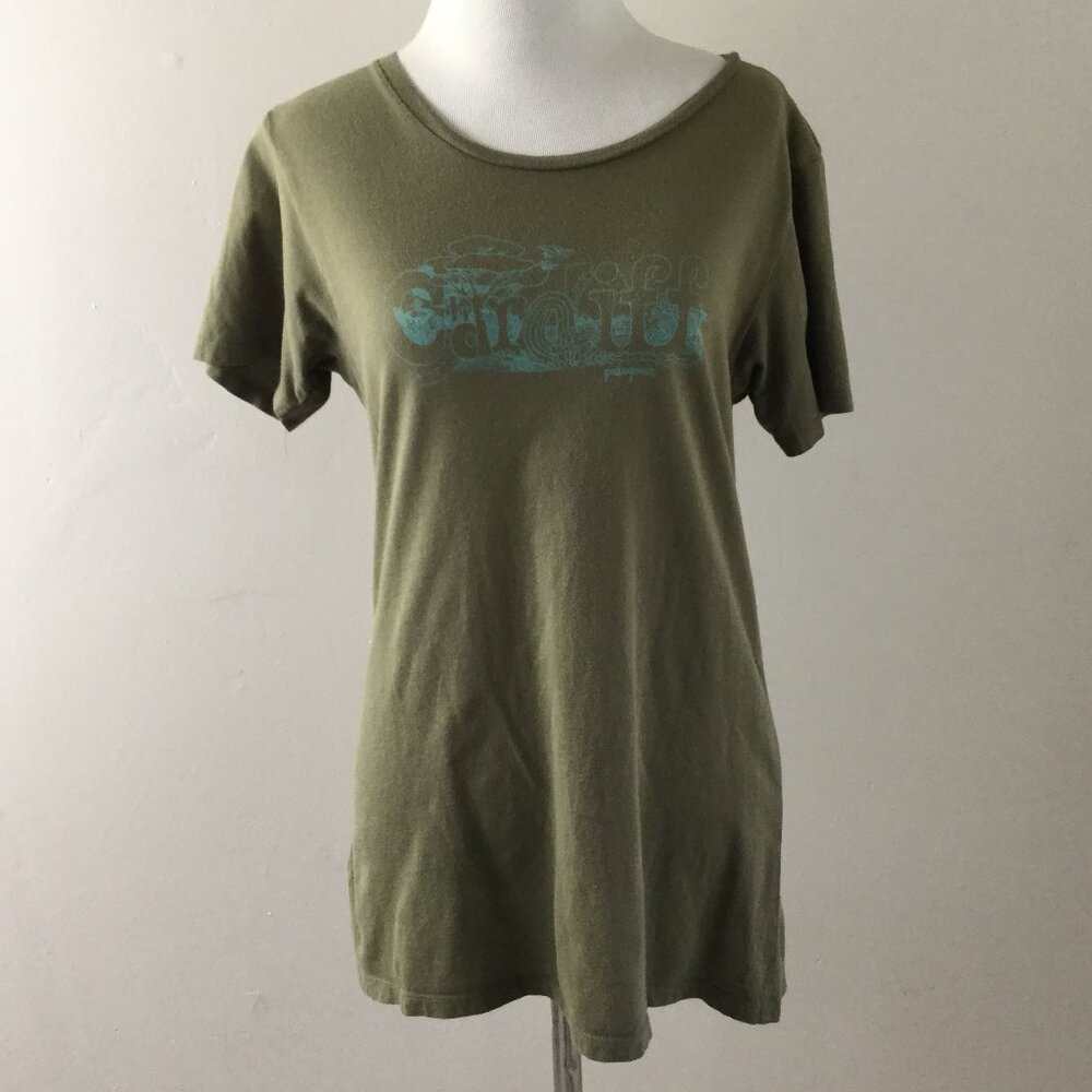 Patagonia Olive Cardiff Tshirt xs